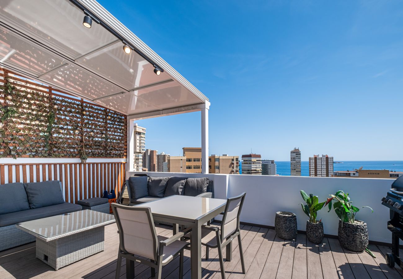 Квартира-студия на Бенидорм / Benidorm - Penthouse Cervantes Sea View Levante Beach